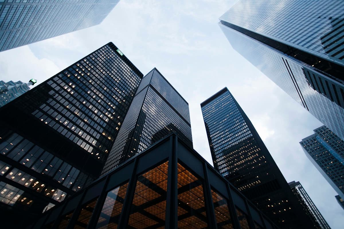 City skyline representing financial growth and stability